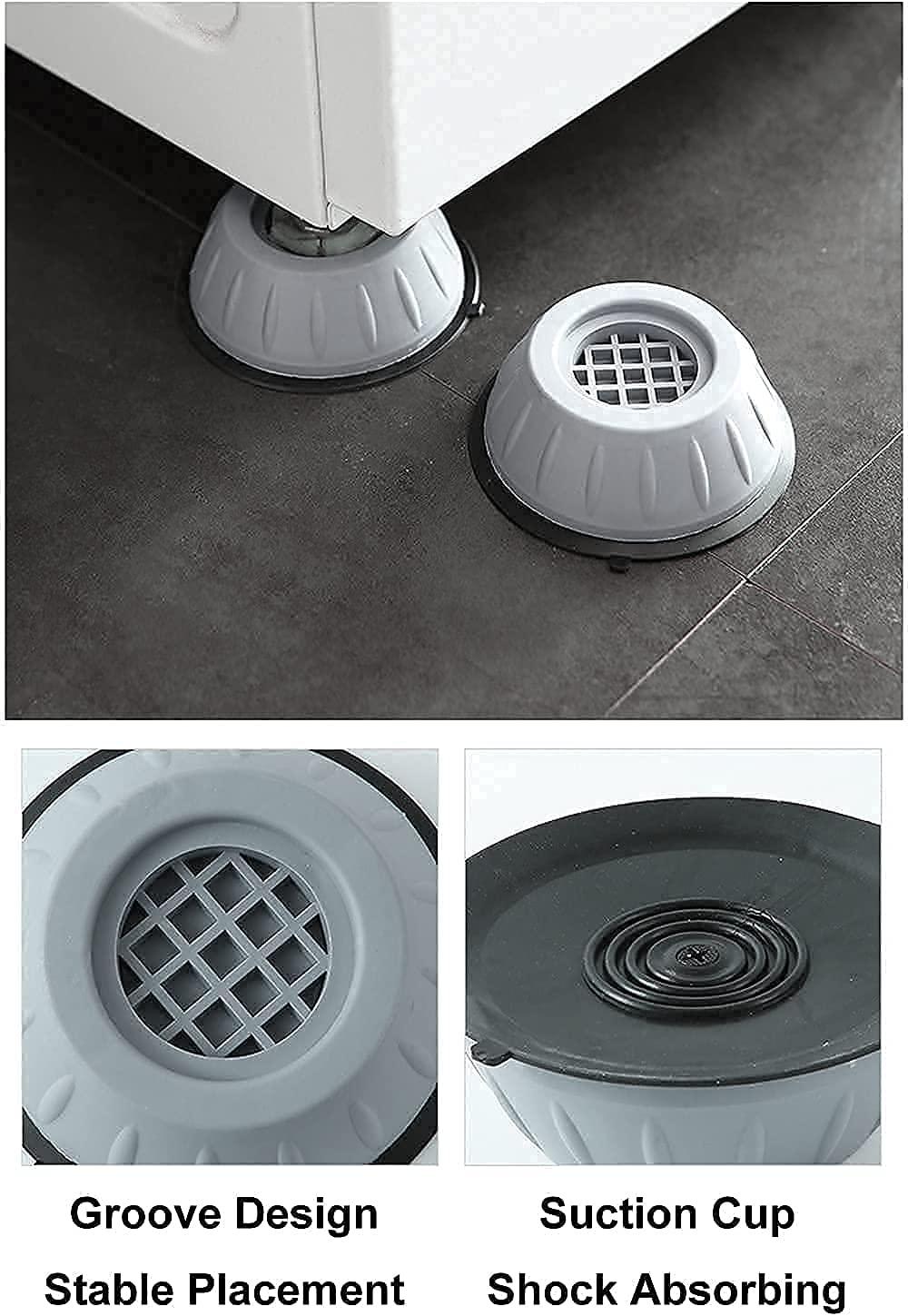 Anti-Vibration Pads For Washing Machine - 4Pcs
